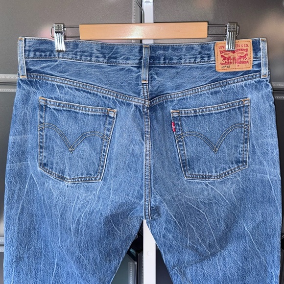 Levi’s 501 CT Medium Wash Jeans Women’s Tag Size 32 x 32 - Picture 6 of 14